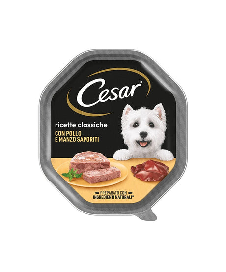 cesar Ricette Classiche vaschette per cani 150 gr