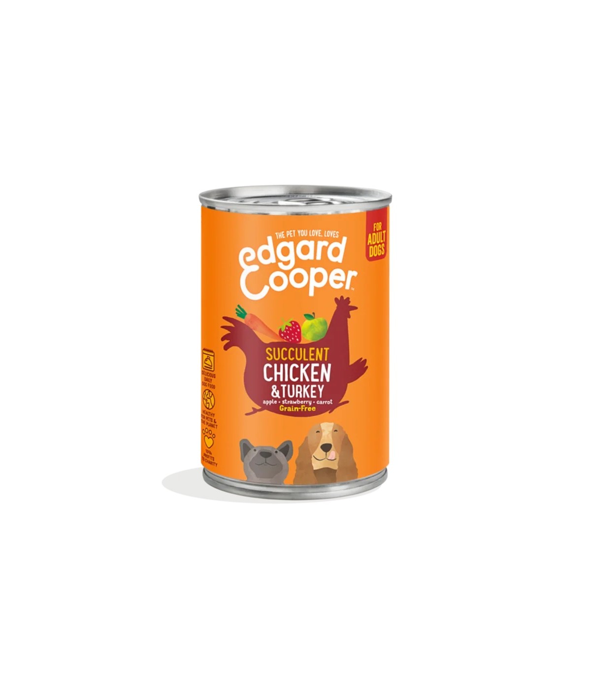 Edgard&Cooper per cani adulti senza cereali lattina 400 gr - Iperverde