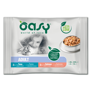 Oasy FlowPack buste in bocconi per gatti 4x85gr