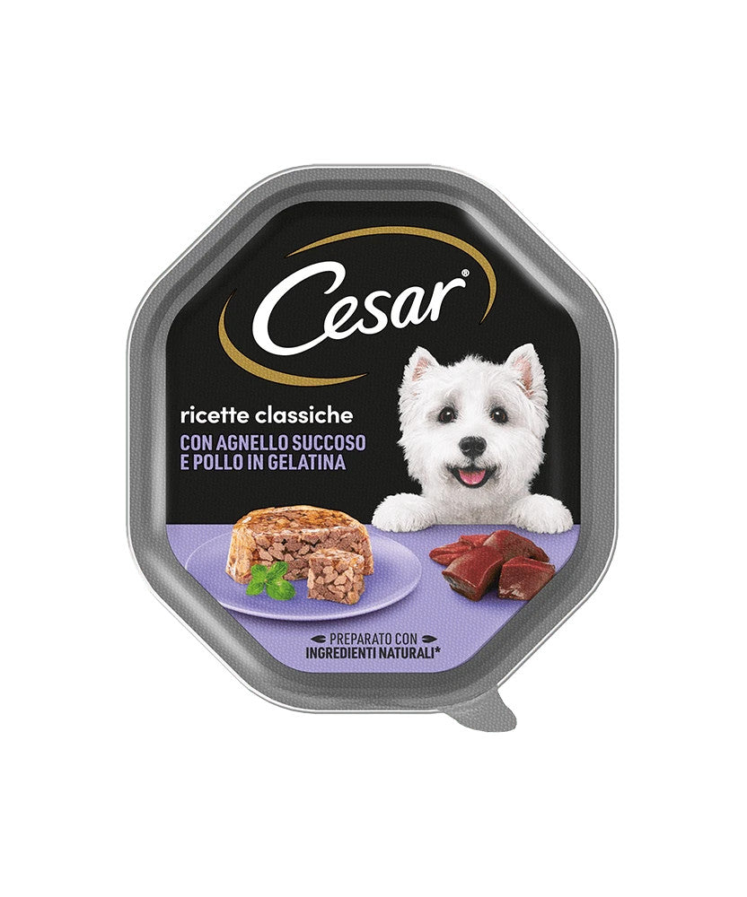 cesar Ricette Classiche vaschette per cani 150 gr