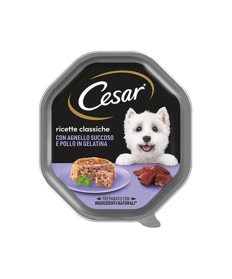 cesar Ricette Classiche vaschette per cani 150 gr