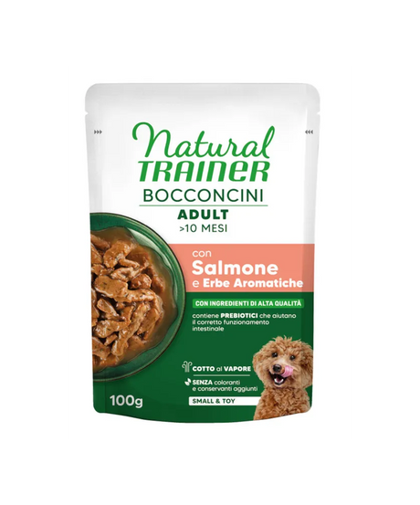natural trainer per cani small&toy busta 100 gr
