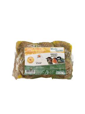 PALLA DI GRASSO ESTIVA PER UCCELLI SELVATICI 6PZ - Iperverde