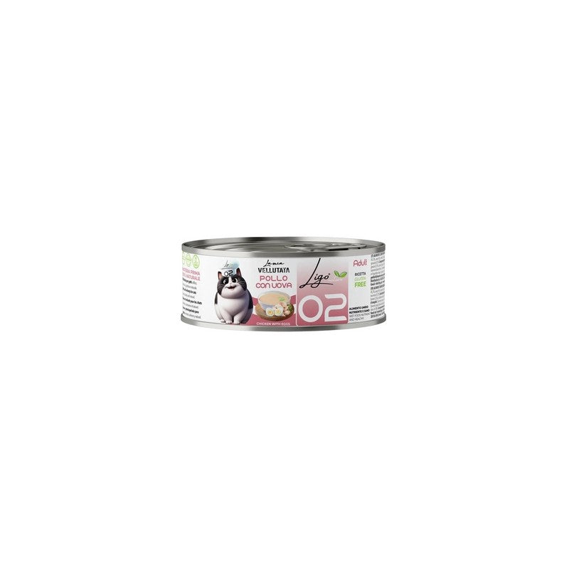 Ligo Nature vellutata 02 alimento per Gatti Adulti - pollo con uova 85 gr