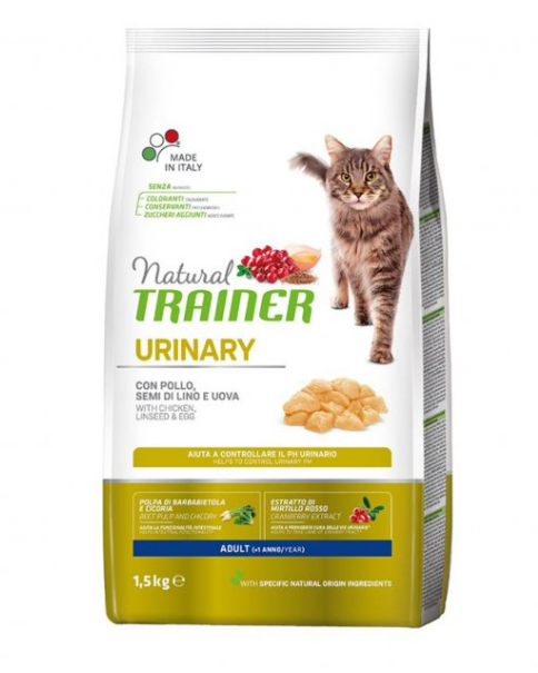 Natural Trainer Gatto urinar Pollo 1,5 kg