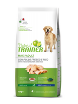 Natural Trainer maxi adult pollo fresco e riso 12 kg - Iperverde