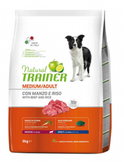 Natural Trainer medium adult manzo e riso