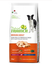 Natural Trainer medium adult pollo fresco e riso