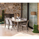 Set Pranzo da Giardino Andorra - Tavolo Allungabile con 4 Sedie