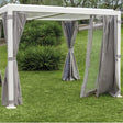 Set Tende Laterali e Zanzariere per Pergola Djerba 3x3 mt - Iperverde