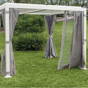 Set Tende Laterali e Zanzariere per Pergola Djerba 3x3 mt - Iperverde