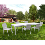 Set pranzo Pratic in alluminio crema