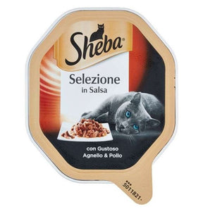 Cibo umido gatto Sheba selezione in salsa 85 gr - Iperverde