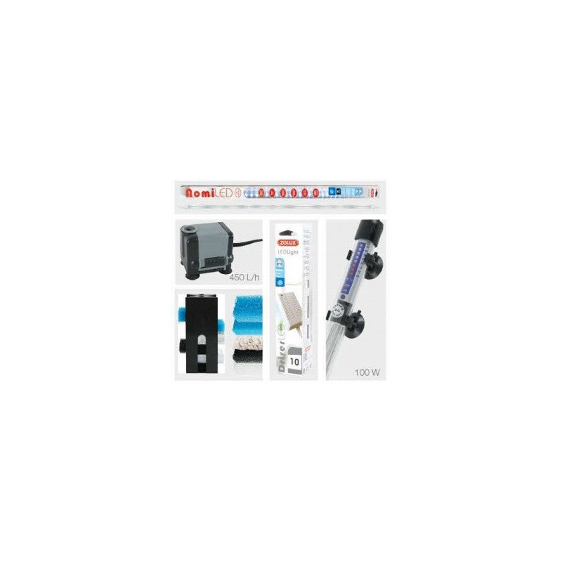 80 L white Iseo aquarium