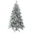 Albero di Natale artificiale Montana innevato in Pvc e Pe - Iperverde