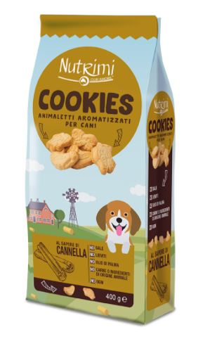 Biscotti per cane Cookies Nutrimi 400 gr