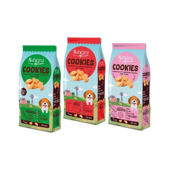 Biscotti per cane Cookies Nutrimi 400 gr