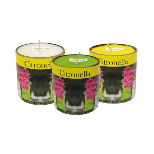 Lemongrass candle diam 10 cm