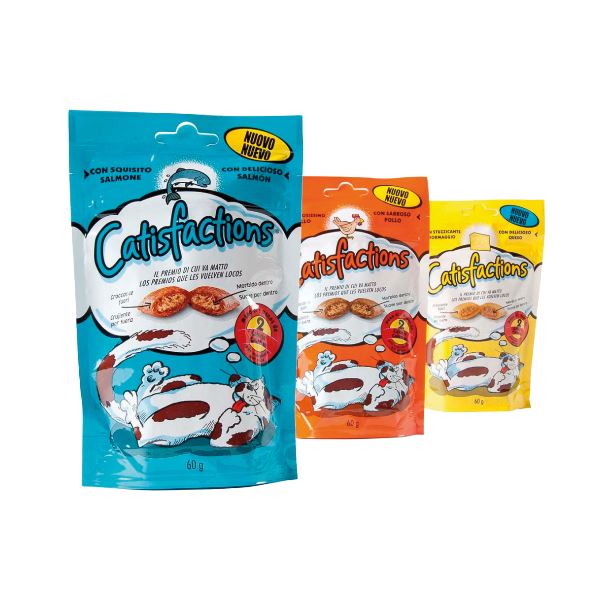 Catisfactions snack per gatti 60 gr