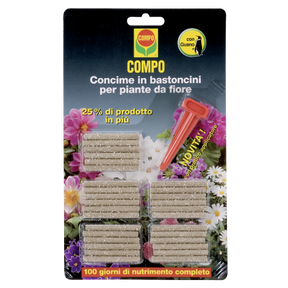 Concime in bastoncini per piante e fiori arricchiti con guano - Iperverde