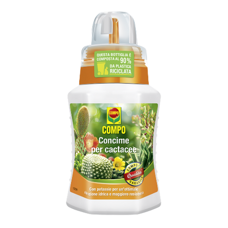 Concime liquido per cactus e piante grasse 250 ml - Iperverde