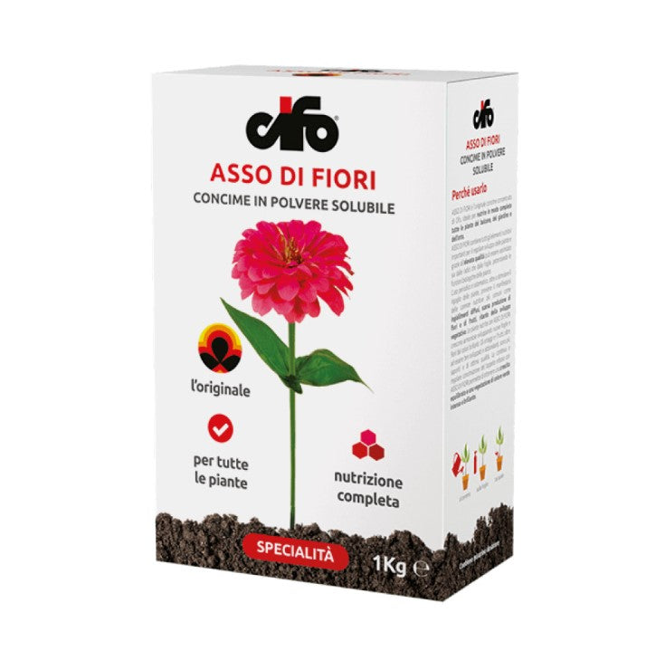 Universal fertilizer in powder form Cifo Ace of Clubs 1 kg