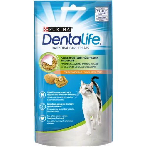 Dentalife Cat snack per gatti gusto Pollo 40gr