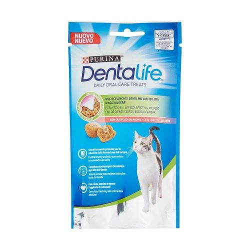 Dentalife Cat snack per gatti gusto Salmone 40gr