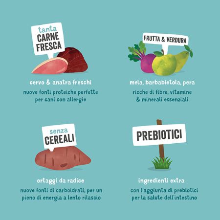 Edgard & Cooper - Adult crocchette Cervo & anatra freschi allevata a terra senza cereali - Iperverde