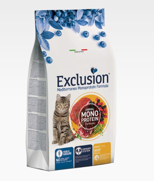 Exclusion - Monoproteico - Adult cat - beef - 1,5kg