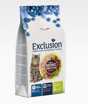 Exclusion - Monoproteico - Gatto adulto - pollo - 1,5kg - Iperverde