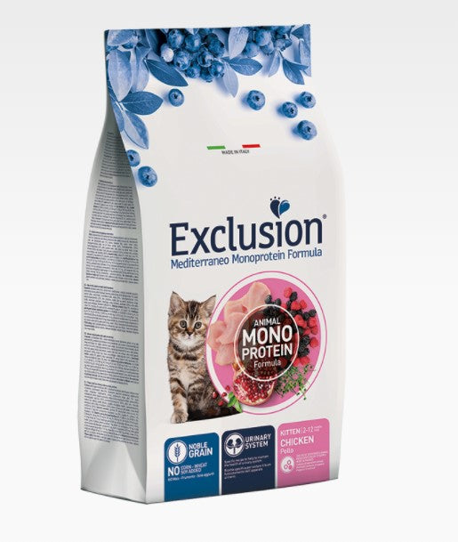 Exclusion - Monoproteico - Gatto kitten - pollo - 1,5kg