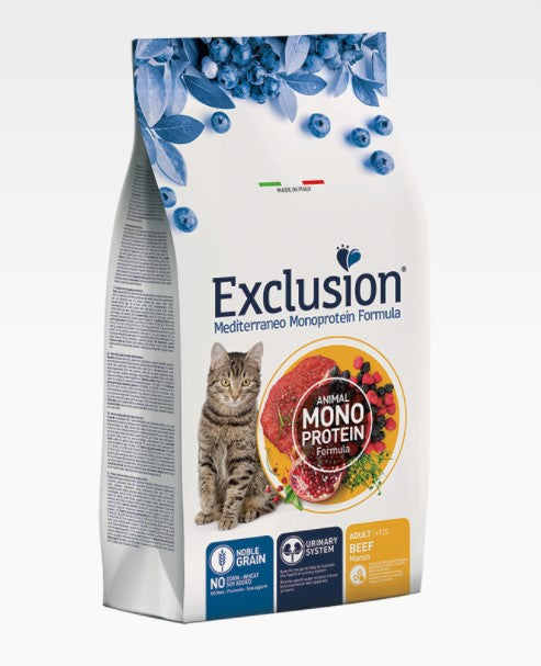 Exclusion - Monoproteico - Sterilized Cat - Beef - 1,5kg