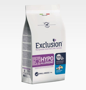 Exclusion - Veterinary Diet Canine - Hypoallergenic Dog Small - Pesce e Patate - Iperverde