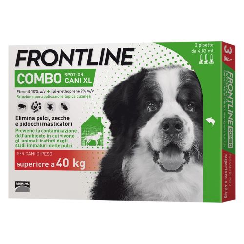 Frontline Combo soluzione spot-on per cani 40-60 kg da 3 pipette