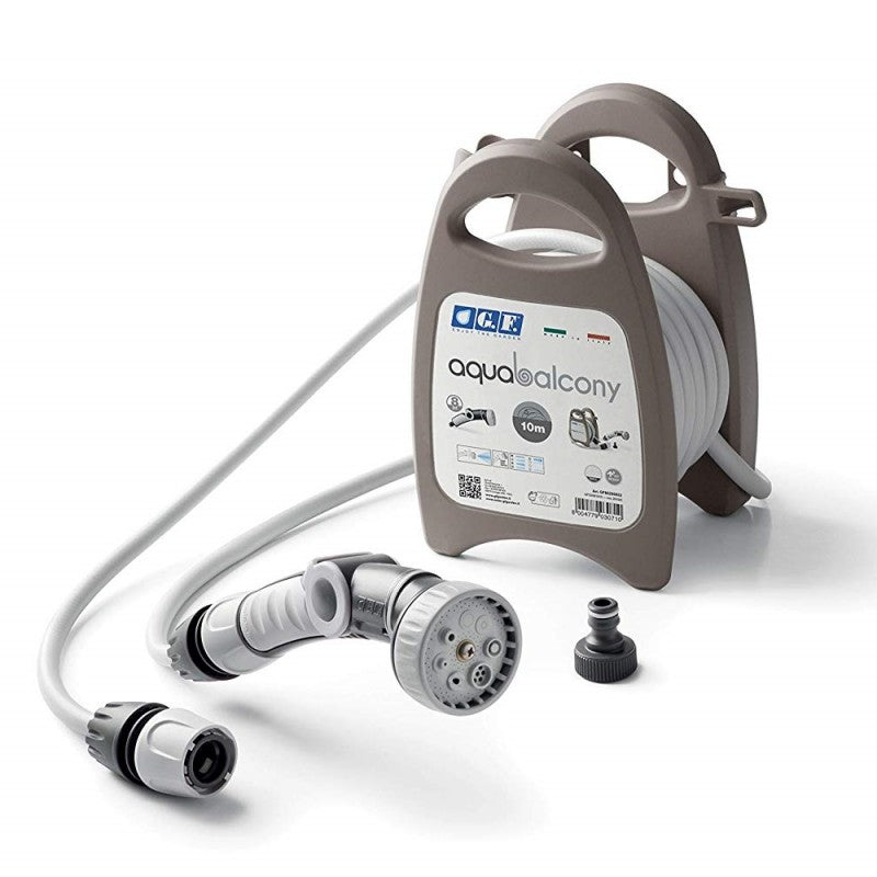 Kit sella portatubo e tubo da giardino aquabalcony da 10 mt