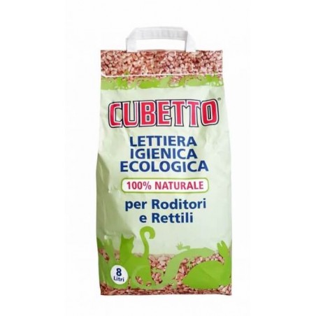 Lettiera Cubetto per conigli e piccoli roditori 8 lt