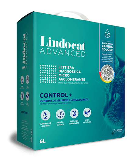 Lettiera per gatti Lindocat Control Plus 6 LT - Iperverde