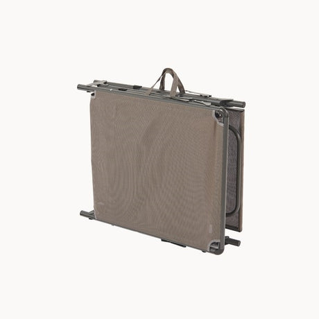 Folding sunbed with dove gray roof