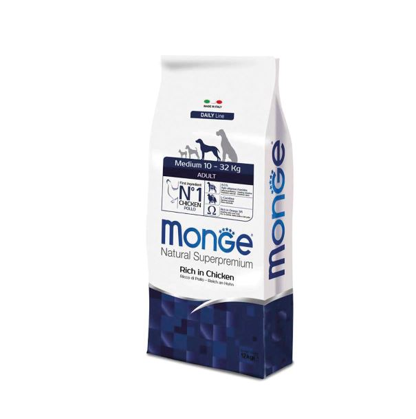 Monge dog adult medium pollo 12 kg