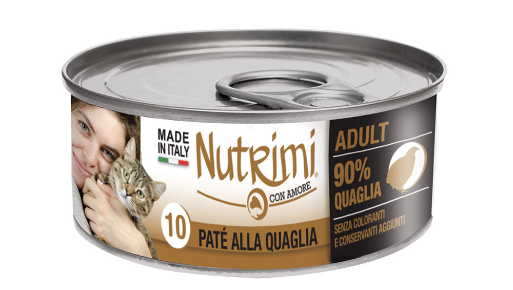 Nutrimi cibo per gatti paté 85 gr