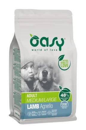 Oasy Dog One protein dry cane adult Medium/Large Agnello 2.5kg - Iperverde