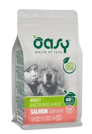 Oasy Dog One protein dry cane adult Medium / Large Salmon 2.5kg