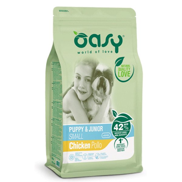 Oasy dry Dog Puppy &amp; junior small - food for dog puppies 3 kg