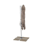 Aluminum side post garden umbrella - Saint Tropez dove gray