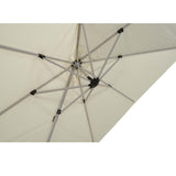 Decentralized square garden umbrella Ecru - Sanremo