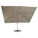 Off-center rectangular garden umbrella Taupe - New Etoile