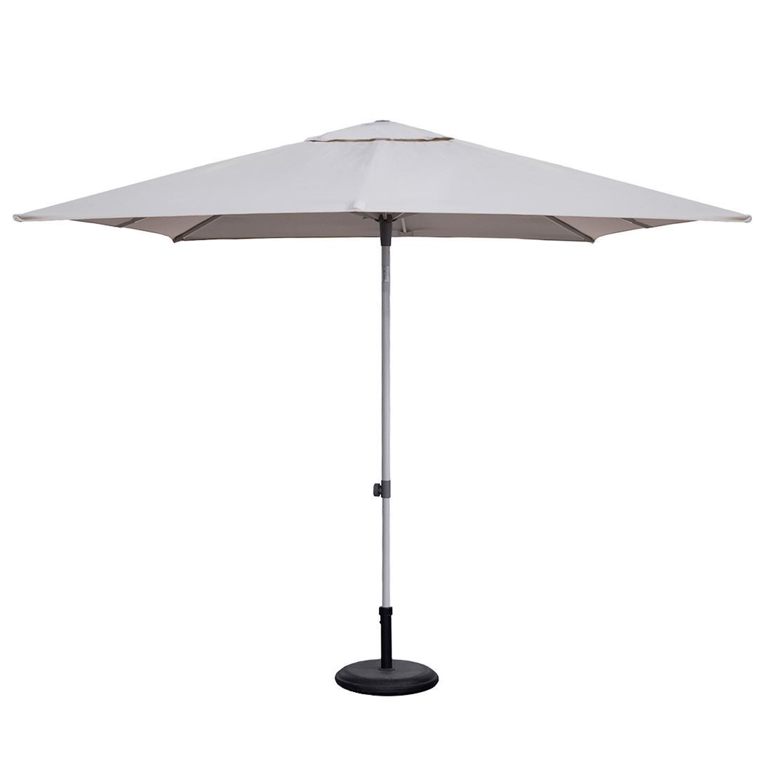 Ponentino central pole umbrella 240 x 240 cm gray