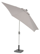 Umbrella central pole Plus round 270 cm gray with LED lights