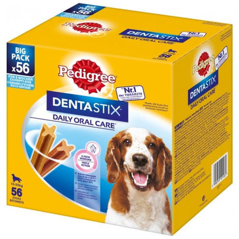 Pedigree multipack Dentastix Medium 56 pieces